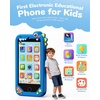 image:imageKOKODI 4 Inch Kids Smart Phone Touchscreen HD Dual Camera Cell Phone for Children Christmas Birthday Gifts Unicorn Learning Toys for Girls 310 First Preschool Education Phone Toy with 200 GamesBlue