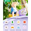 image:imageKOKODI Kids Camera Toy Digital Camera for Kids Birthday Gifts for Girls Age 312 1080P HD Video Camera for Toddler Unicorn Children Toys for 3 4 5 6 7 8 9 Year Old Girls with 32GB SD CardUnicornPurple