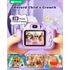 image:imageKOKODI Kids Camera Toy Digital Camera for Kids Birthday Gifts for Girls Age 312 1080P HD Video Camera for Toddler Unicorn Children Toys for 3 4 5 6 7 8 9 Year Old Girls with 32GB SD CardUnicornPurple