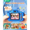 image:imageKOKODI Kids Camera Toy Digital Camera for Kids Birthday Gifts for Girls Age 312 1080P HD Video Camera for Toddler Unicorn Children Toys for 3 4 5 6 7 8 9 Year Old Girls with 32GB SD CardDinosaurBlue