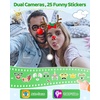 image:imageKOKODI Kids Smart Phone Toys Birthday Gifts Idea Dinosaur Toys for 3 4 5 6 7 8 Year Old Boys Touchscreen HD Digital Dual Video Camera Preschool Learning Toy for Kids 35 Travel Trip Activity BlueGreen