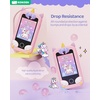 image:imageKOKODI Kids Smart Phone Toys Birthday Gifts Idea Dinosaur Toys for 3 4 5 6 7 8 Year Old Boys Touchscreen HD Digital Dual Video Camera Preschool Learning Toy for Kids 35 Travel Trip Activity BluePink
