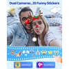 image:imageKOKODI Kids Smart Phone Toys Birthday Gifts Idea Dinosaur Toys for 3 4 5 6 7 8 Year Old Boys Touchscreen HD Digital Dual Video Camera Preschool Learning Toy for Kids 35 Travel Trip Activity BlueNavy Blue