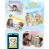 image:imageKOKODI Kids Smart Phone Toys Birthday Gifts Idea Dinosaur Toys for 3 4 5 6 7 8 Year Old Boys Touchscreen HD Digital Dual Video Camera Preschool Learning Toy for Kids 35 Travel Trip Activity BlueLight Blue