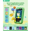 image:imageKOKODI Kids Smart Phone Toys Birthday Gifts Idea Dinosaur Toys for 3 4 5 6 7 8 Year Old Boys Touchscreen HD Digital Dual Video Camera Preschool Learning Toy for Kids 35 Travel Trip Activity BlueGreen