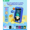image:imageKOKODI Kids Smart Phone Toys Birthday Gifts Idea Dinosaur Toys for 3 4 5 6 7 8 Year Old Boys Touchscreen HD Digital Dual Video Camera Preschool Learning Toy for Kids 35 Travel Trip Activity BlueNavy Blue