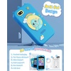 image:imageKOKODI Kids Smart Phone Toys Birthday Gifts Idea Dinosaur Toys for 3 4 5 6 7 8 Year Old Boys Touchscreen HD Digital Dual Video Camera Preschool Learning Toy for Kids 35 Travel Trip Activity BlueLight Blue