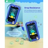 image:imageKOKODI Kids Smart Phone Toys Birthday Gifts Idea Dinosaur Toys for 3 4 5 6 7 8 Year Old Boys Touchscreen HD Digital Dual Video Camera Preschool Learning Toy for Kids 35 Travel Trip Activity BlueNavy Blue