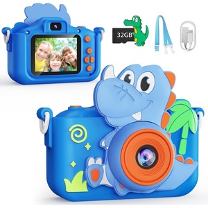 image:imageKOKODI Kids Camera Toy Digital Camera for Kids Birthday Gifts for Girls Age 312 1080P HD Video Camera for Toddler Unicorn Children Toys for 3 4 5 6 7 8 9 Year Old Girls with 32GB SD CardDinosaurBlue