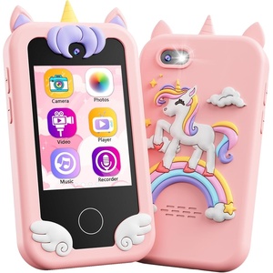 image:imageKOKODI Kids Smart Phone Toys Birthday Gifts Idea Dinosaur Toys for 3 4 5 6 7 8 Year Old Boys Touchscreen HD Digital Dual Video Camera Preschool Learning Toy for Kids 35 Travel Trip Activity BluePink1