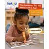 image:imageKOKODI Talking Pen Books Sets Interactive Audio Sound Books Kids Learning Electronic Toys for Boys Girls Autism Sensory Games Early Educational Gifts Birthday Gifts for Toddlers Kids Age 2 3 4 5Orange 2pcs Vocabulary Set