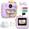 image:imageKOKODI Kids Camera Instant Print Toddler Cameras Christmas Birthday Gifts for Girls Age 312 Digital Video Instant Printable Camera for KidsToys for Ages 57 Girls PinkPurple