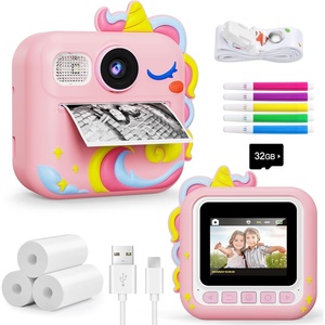 image:imageKOKODI Kids Camera Instant Print Toddler Cameras Christmas Birthday Gifts for Girls Age 312 Digital Video Instant Printable Camera for KidsToys for Ages 57 Girls PinkUnicorn Pink