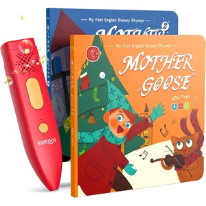 image:imageKOKODI Talking Pen Books Sets Interactive Audio Sound Books Kids Learning Electronic Toys for Boys Girls Autism Sensory Games Early Educational Gifts Birthday Gifts for Toddlers Kids Age 2 3 4 5Nursery Rhymes
