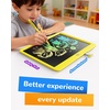 image:imageKOKODI LCD Writing TabletGifts for 3 Years Old Boys and Girls10 Inch Colorful Doodle Board Drawing Tablet Erasable Reusable Electronic Drawing Pads Educational and Learning Toy for KidsYellow