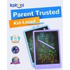 image:imageKOKODI LCD Writing TabletGifts for 3 Years Old Boys and Girls10 Inch Colorful Doodle Board Drawing Tablet Erasable Reusable Electronic Drawing Pads Educational and Learning Toy for KidsPurple