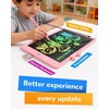 image:imageKOKODI LCD Writing TabletGifts for 3 Years Old Boys and Girls10 Inch Colorful Doodle Board Drawing Tablet Erasable Reusable Electronic Drawing Pads Educational and Learning Toy for KidsPink