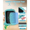 image:imageKOKODI LCD Writing Tablet Doodle Board 3 4 5 6 Year Old Boys Toys Gifts 85 Inch Drawing Pad Airplane Travel Road Trip Essentials Dinosaur Toddler Kids Games Birthday Christmas Stocking StuffersBlue