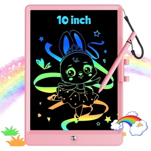 image:imageKOKODI 12 Inch LCD Writing Tablet with AntiLost Stylus Erasable Doodle Board Colorful Toddler Drawing Pad Car Travel School Games Toys for 3 4 5 6 7 8 Kids Birthday Gift for Girls Boys Adults PinkPink