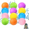 image:imageSOPPYCID Water Balloons Reusable Splash Ball Latexfree Water Bomb Pool Toys No Tying Easy Quick Fill Magnetic Selfsealing Water Balls for Kids amp Adults All Ages Summer Fun Outdoor Party Games12 PCS