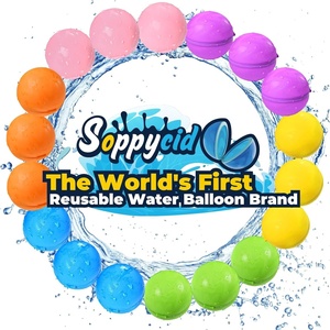 image:imageSOPPYCID Water Balloons Reusable Splash Ball Latexfree Water Bomb Pool Toys No Tying Easy Quick Fill Magnetic Selfsealing Water Balls for Kids amp Adults All Ages Summer Fun Outdoor Party Games18 PCS