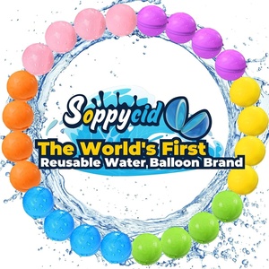 image:imageSOPPYCID Water Balloons Reusable Splash Ball Latexfree Water Bomb Pool Toys No Tying Easy Quick Fill Magnetic Selfsealing Water Balls for Kids amp Adults All Ages Summer Fun Outdoor Party Games24 PCS