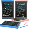 image:imageKOKODI 2 Pack LCD Writing Tablet for Kids 85 Inch Colorful Doodle Board Car Trip Travel Games Learning Toys Erasable Drawing Pad Birthday Gifts for Boys Girls Age 3 4 5 6 7 8Blue amp Pink10 Pack