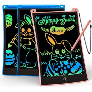 image:imageKOKODI 2 Pack LCD Writing Tablet for Kids 85 Inch Colorful Doodle Board Car Trip Travel Games Learning Toys Erasable Drawing Pad Birthday Gifts for Boys Girls Age 3 4 5 6 7 8Blue amp Pink3 Pack