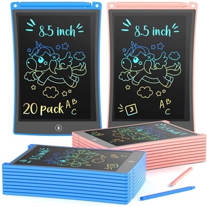 image:imageKOKODI 2 Pack LCD Writing Tablet for Kids 85 Inch Colorful Doodle Board Car Trip Travel Games Learning Toys Erasable Drawing Pad Birthday Gifts for Boys Girls Age 3 4 5 6 7 8Blue amp Pink20 Pack