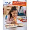 image:imageKOKODI Dinosaur Talking Pen with Phonics Cards Autism Sensory Interactive Game for Kids Ages 38 Kindergarten Preschool Learning Activities ABC 123 Learning Set for Toddler Educational Birthday GiftOrange 4pcs Books Set