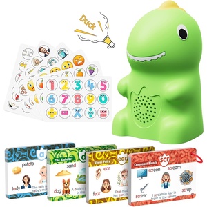image:imageKOKODI Dinosaur Talking Pen with Phonics Cards Autism Sensory Interactive Game for Kids Ages 38 Kindergarten Preschool Learning Activities ABC 123 Learning Set for Toddler Educational Birthday GiftDinosaur