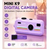 image:imageKOKODI Y2K Mini Keychain Camera Toy  Retro Style Cute Wearable Keychain Camera Toy with Fun Filters Portable Bag Charm Gadget for Teens Girls Gift Light Purple