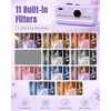 image:imageKOKODI Mini Digital Camera with Keychain Purple Retro Aesthetic Camera with 11 Filters Portable Pocket Camera for Teens Girls Social Moments and TravelPurple