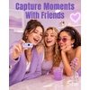 image:imageKOKODI Mini Digital Camera with Keychain Purple Retro Aesthetic Camera with 11 Filters Portable Pocket Camera for Teens Girls Social Moments and TravelPurple