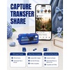 image:imageKOKODI Mini Digital Camera with Keychain Purple Retro Aesthetic Camera with 11 Filters Portable Pocket Camera for Teens Girls Social Moments and TravelTransparent Blue