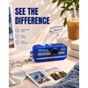 image:imageKOKODI Mini Digital Camera with Keychain Purple Retro Aesthetic Camera with 11 Filters Portable Pocket Camera for Teens Girls Social Moments and TravelTransparent Blue