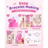 image:imageKOKODI Bracelet Making Kit for Girls Ages 612 DIY Friendship Bracelet Jewelry Making Craft Kit with Colorful Beads amp Charms Arts and Crafts Christmas Birthday Gifts for GirlsPink