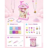 image:imageKOKODI Bracelet Making Kit for Girls Ages 612 DIY Friendship Bracelet Jewelry Making Craft Kit with Colorful Beads amp Charms Arts and Crafts Christmas Birthday Gifts for GirlsPink