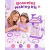 image:imageKOKODI Bracelet Making Kit for Girls Ages 612 DIY Friendship Bracelet Jewelry Making Craft Kit with Colorful Beads amp Charms Arts and Crafts Christmas Birthday Gifts for GirlsPurple