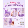image:imageKOKODI Bracelet Making Kit for Girls Ages 612 DIY Friendship Bracelet Jewelry Making Craft Kit with Colorful Beads amp Charms Arts and Crafts Christmas Birthday Gifts for GirlsPurple