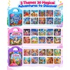 image:imageKOKODI Magic Water Coloring Book for Toddlers 13 Unicorn Reusable Water Painting Book with Water Pen 10 Magical Scenes MessFree Travel Activity Toy Gift for Toddlers Ages 33 PCSGirl