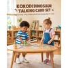 image:imageKOKODI Dinosaur Talking Pen with Phonics Cards Autism Sensory Interactive Game for Kids Ages 28 Kindergarten Preschool Learning Activities ABC 123 Learning Set for Toddler Educational Birthday Gift